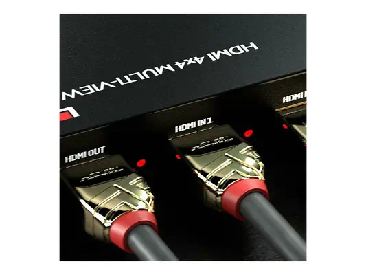 LINDY 4 Port HDMI Multi-View Switch 4 different modes - Lindy - Câble Audio - visuel 1