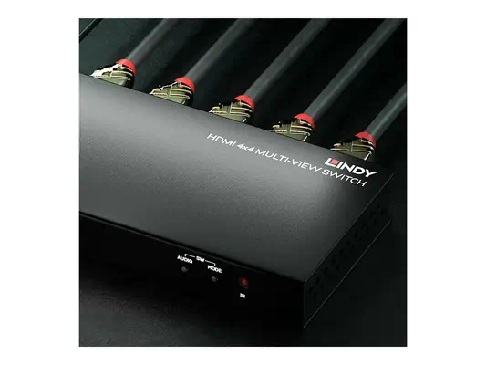 LINDY 4 Port HDMI Multi-View Switch 4 different modes - Lindy - Câble Audio - visuel 2