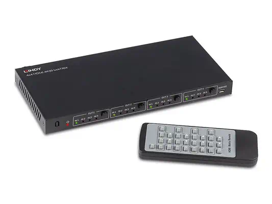 LINDY HDMI 4K UHD 4x4 Matrix 4 In 4 Out HDMI 1.4 - Lindy - Câble Audio - visuel 3
