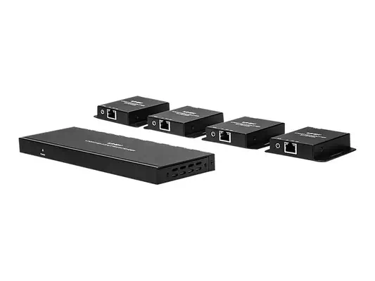 LINDY Kit Extender Splitter 4 Ports HDMI & IR avec Loop Out - Lindy - Câble Audio - visuel 2
