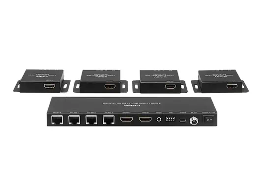 LINDY Kit Extender Splitter 4 Ports HDMI & IR avec Loop Out - Lindy - Câble Audio - visuel 3