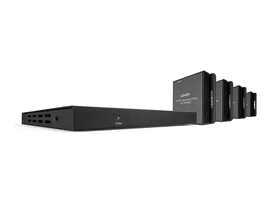 LINDY Kit Extender Splitter 4 Ports HDMI & IR avec Loop Out - Lindy - Câble Audio - visuel 5