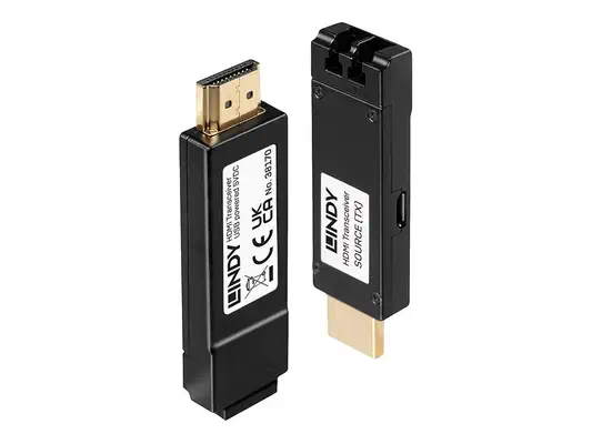 LINDY Kit extender HDMI 2.0 sur fibre optique 300m 10.2G - Lindy - Câble Audio - visuel 2