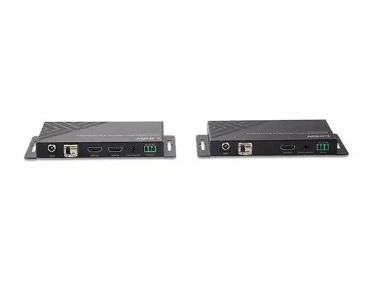 LINDY 300m Fibre Optic Hybrid HDMI 2.0 18G Cable - Lindy - Câble Audio - visuel 1
