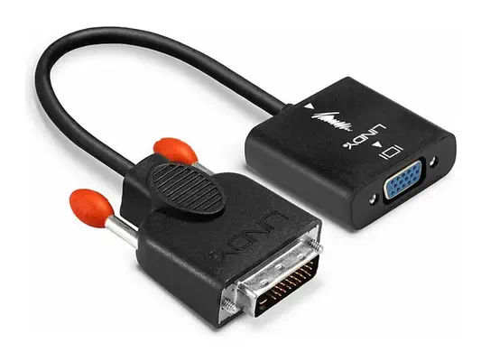 LINDY Convertisseur DVI-D vers VGA - Lindy - Câble Audio - visuel 3