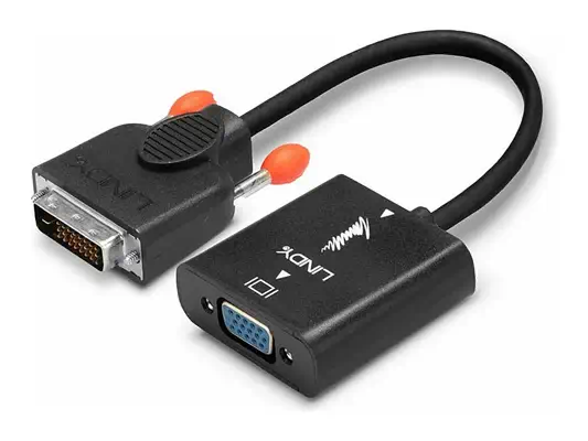 LINDY Convertisseur DVI-D vers VGA - Lindy - Câble Audio - visuel 2