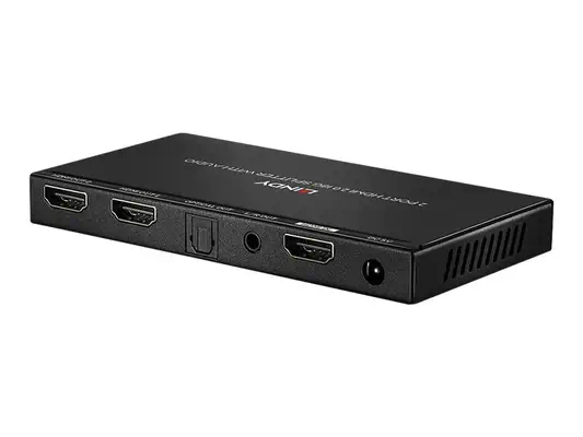 LINDY 2 Port HDMI 2.0 18G Splitter with Audio - Lindy - Câble Audio - visuel 1
