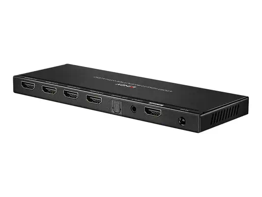 LINDY 4 Port HDMI 2.0 4K60 Splitter - 18GBit/s HDMI 2.0 with - Lindy - Câble Audio - visuel 4
