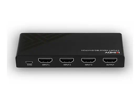 LINDY 3 Port HDMI 18G Switch - Lindy - Câble Audio - visuel 3