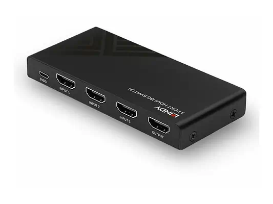 LINDY 3 Port HDMI 18G Switch - Lindy - Câble Audio - visuel 4