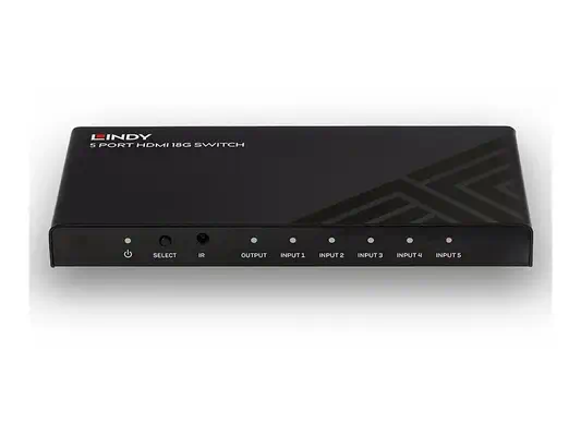 LINDY 5 Port HDMI 18G Switch - Lindy - Câble Audio - visuel 1