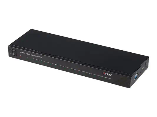 LINDY 16 Port HDMI 4K60 Splitter - Lindy - Câble Audio - visuel 4