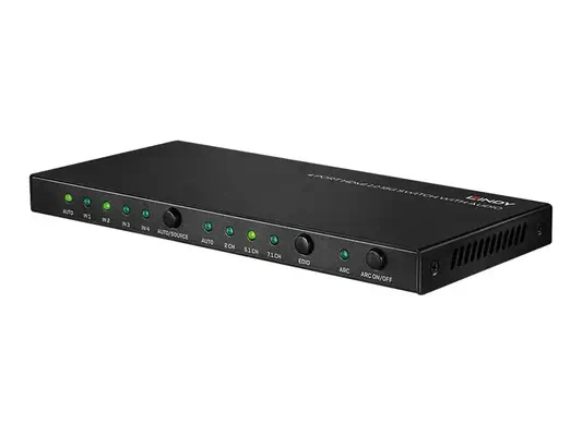 LINDY 4 Port HDMI 2.0 18G Switch with Audio - Lindy - Câble Audio - visuel 1