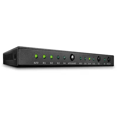 Lindy Switch HDMI 18G 4 Ports avec Audio - Connectique - visuel 1