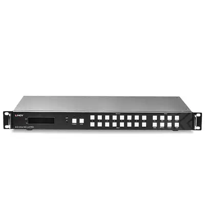 Matrice vidéo 8x8 HDMI 18G avec Scaler pour mur d'écran - Lindy - Connectique - visuel 3