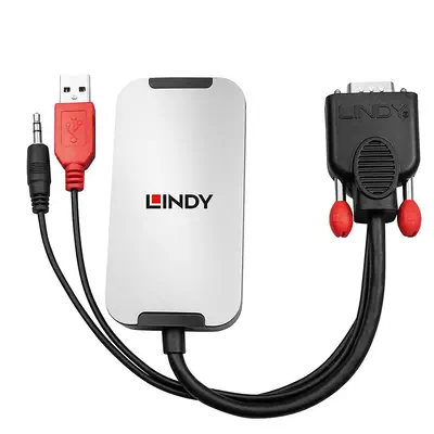 Lindy Convertisseur VGA vers DisplayPort 1.2 - Connectique - visuel 2