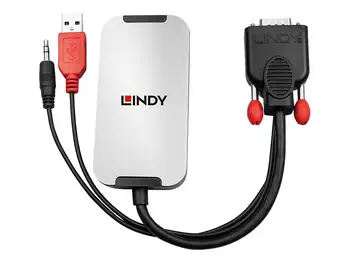 Livraison rapide LINDY VGA to DisplayPort 1.2 Converter