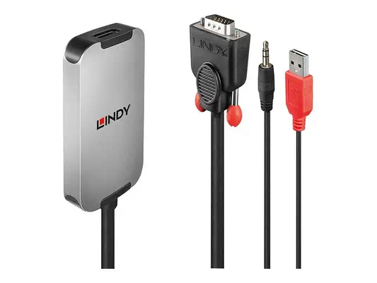 LINDY VGA to DisplayPort 1.2 Converter - Lindy - Câble Audio - visuel 2