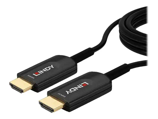 LINDY 10m Fibre Optic Hybrid Ultra High Speed HDMI Cable - Lindy - Câble Audio - visuel 5