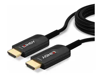 Livraison gratuite LINDY 15m Fibre Optic Hybrid Ultra High Speed HDMI Cable