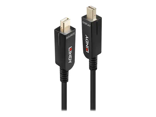 LINDY 10m Fibre Optic Hybrid Mini DP - Lindy - Câble Audio - visuel 3