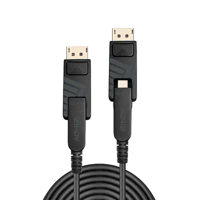 Vente LINDY 100m Fibre Optic Hybrid DisplayPort 1.2 Cable Lindy au meilleur prix - visuel 4