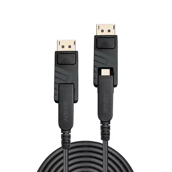Achat LINDY 100m Fibre Optic Hybrid DisplayPort 1.2 Cable au meilleur prix