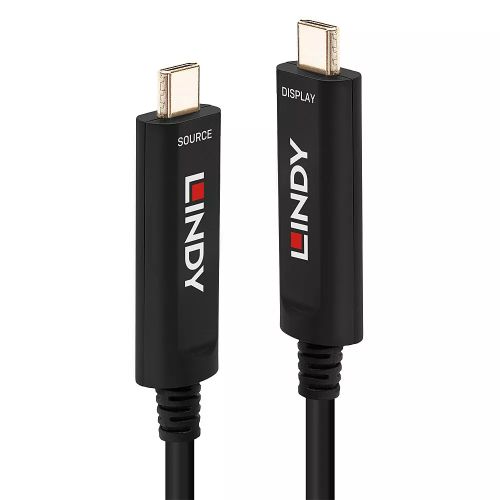 Achat LINDY Fibre Optic Hybrid USB C Video 15m - 4002888385039