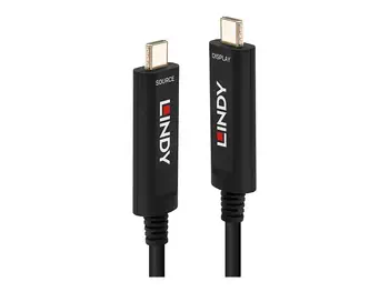 Livraison rapide LINDY Fibre Optic Hybrid USB C Video 15m