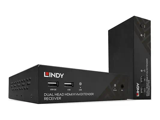 LINDY 100m Cat.6 Dual Head HDMI USB & RS232 Extender - Lindy - Câble Audio - visuel 5