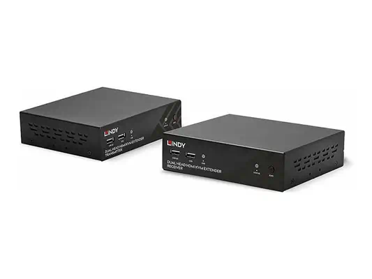 LINDY 100m Cat.6 Dual Head HDMI USB & RS232 Extender - Lindy - Câble Audio - visuel 2