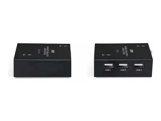 LINDY 300m Fibre Optic DisplayPort 1.2 & USB KVM Extender - Lindy - Câble Audio - visuel 2