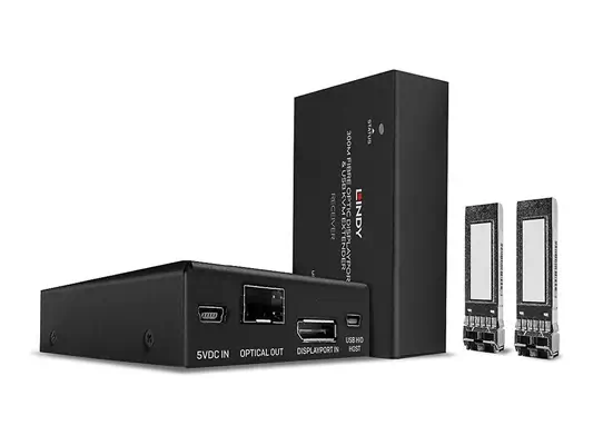 LINDY 300m Fibre Optic DisplayPort 1.2 & USB KVM Extender - Lindy - Câble Audio - visuel 4