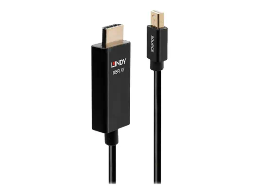 LINDY 0.5m Mini DP to HDMI Adapter Cable with HDR - Lindy - Câble Audio - visuel 1