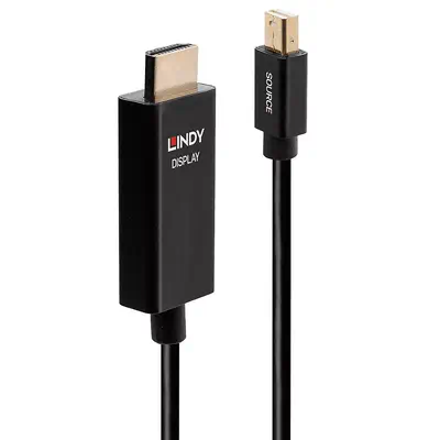 Achat LINDY 0.5m Mini DP to HDMI Adapter Cable with HDR et autres produits de la marque Lindy