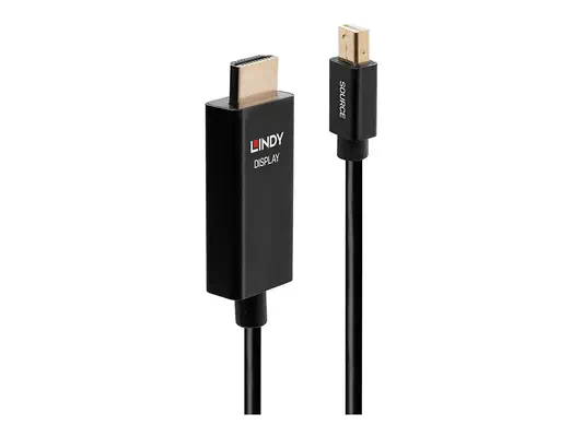 LINDY 3m Active Mini DisplayPort to HDMI Adapter Cable with - Lindy - Câble Audio - visuel 2