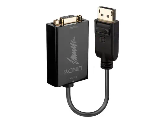 LINDY Convertisseur Actif DisplayPort vers VGA - Lindy - Câble Audio - visuel 2