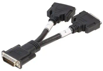 Achat LINDY Adapter Cable DMS59/2x DVI-IF length 16cm au meilleur prix