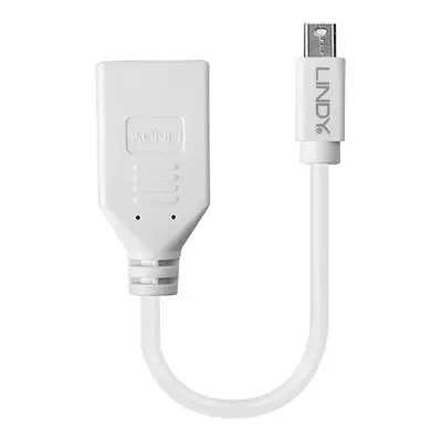 LINDY Câble adaptateur Mini DP M vers DP F Premium blindé - Lindy - Câble Audio - visuel 2