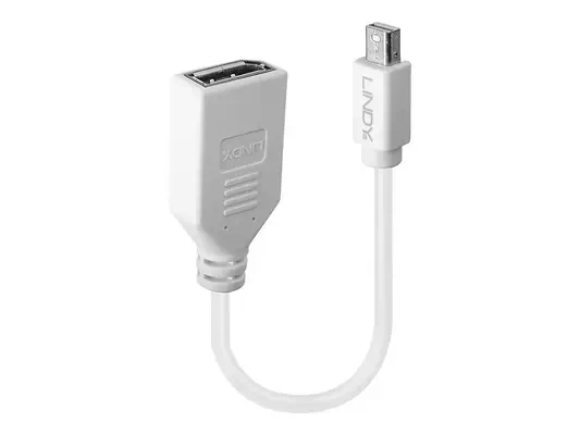 LINDY Câble adaptateur Mini DP M vers DP F Premium blindé - Lindy - Câble Audio - visuel 4