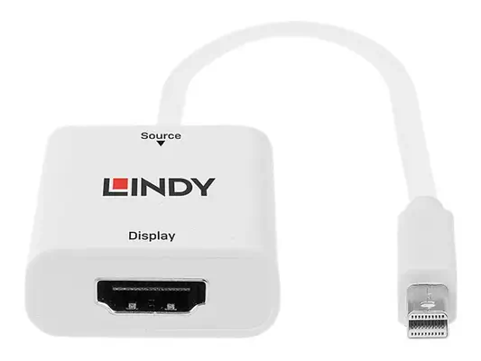 LINDY Adaptateur Mini DisplayPort 1.2 vers HDMI 4K60 - Lindy - Câble Audio - visuel 4