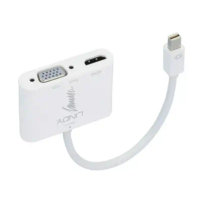 Vente Câble Audio LINDY Adaptateur Mini DisplayPort 1.2 vers HDMI 4K & VGA