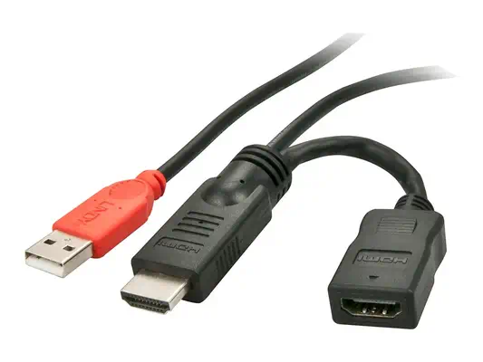LINDY HDMI Power supply adaper M/F Micro-USB feed from 5 - Lindy - Câble Audio - visuel 1
