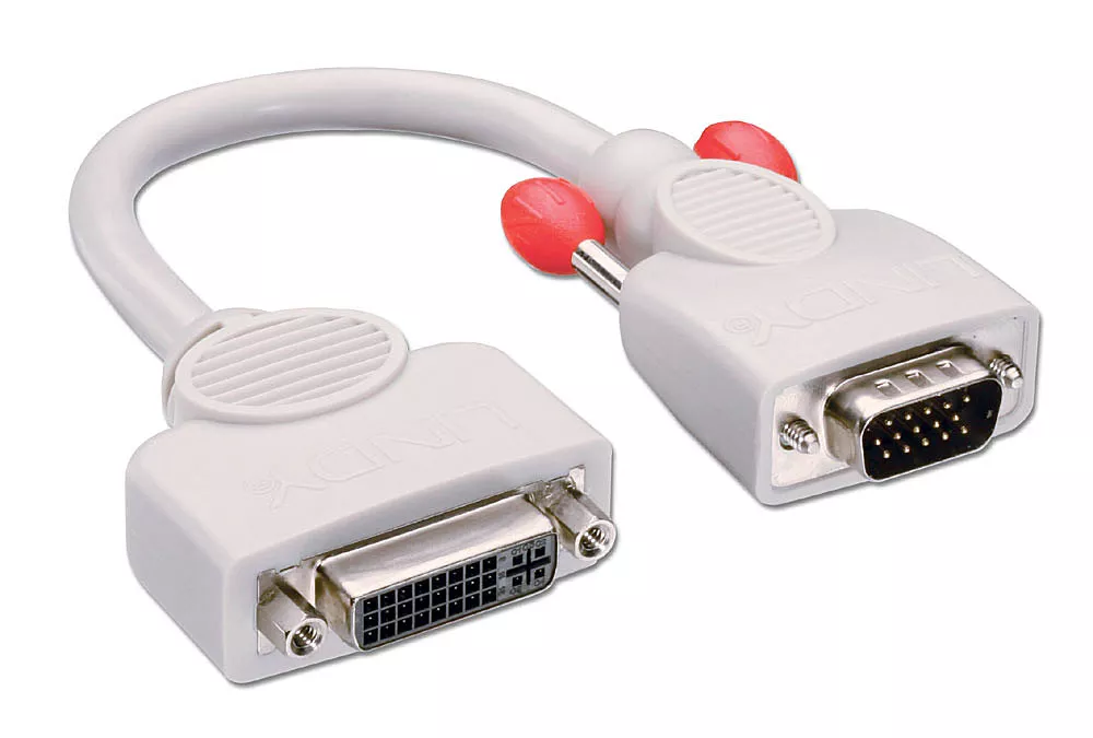 Achat Câble Audio LINDY VGA Adapter VGA male DVI-A female Short Cable sur hello RSE