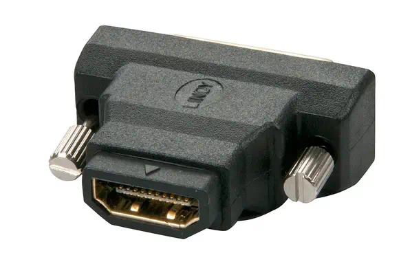 Lindy Adaptateur DVI-D mâle / HDMI A femelle - Connectique - visuel 2