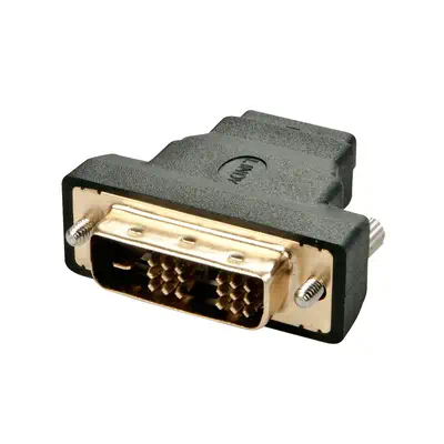 Lindy Adaptateur DVI-D mâle / HDMI A femelle - Connectique - visuel 1