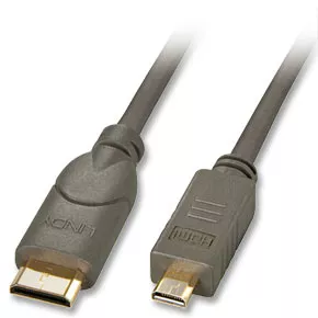Achat Câble Audio LINDY Mini HDMI to Micro HDMI 0.5m plug Type C to Type D sur hello RSE