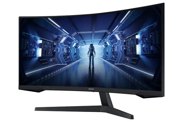 Samsung 34" Moniteur Gaming Incurvé Odyssey G5 - Ecran Ordinateur - visuel 2