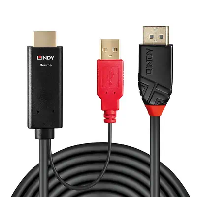 Vente LINDY 0.5m HDMI to DisplayPort Adapter Cable Lindy au meilleur prix - visuel 4