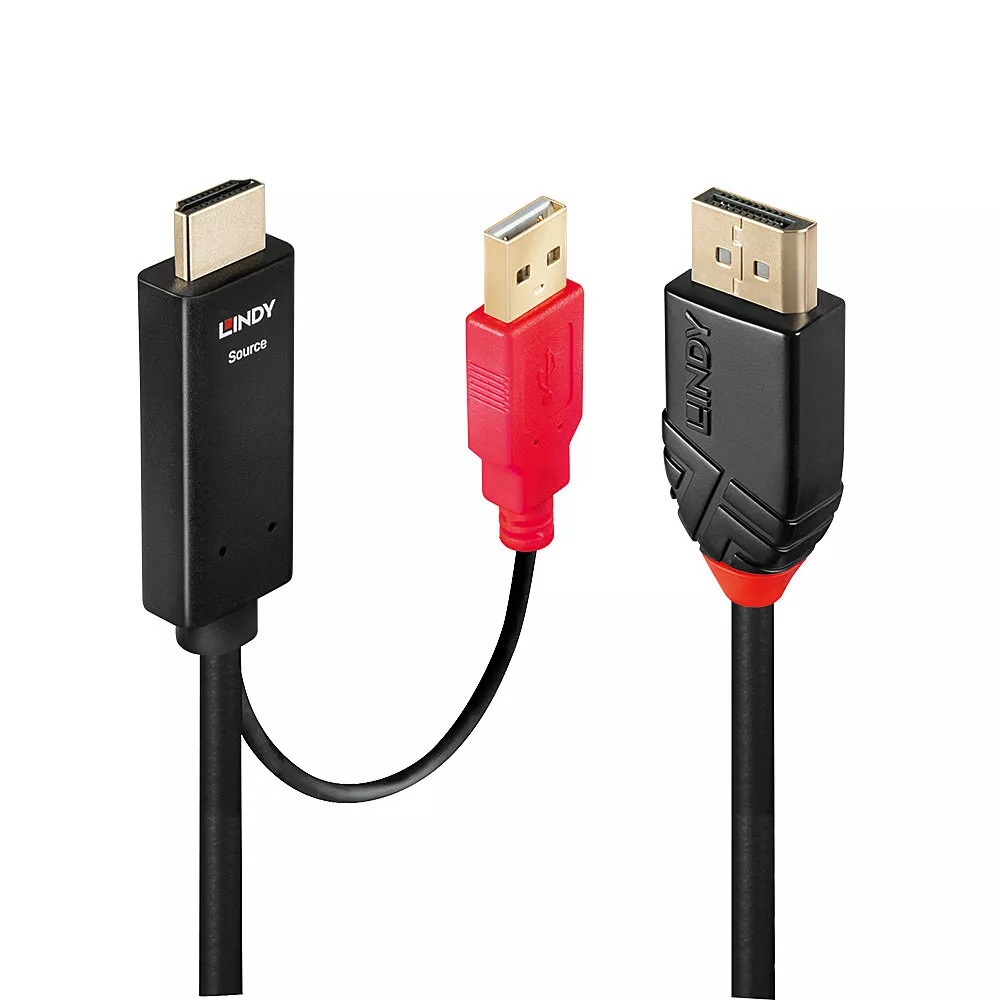 Achat Câble Audio LINDY 0.5m HDMI to DisplayPort Adapter Cable sur hello RSE